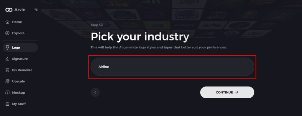 choose your industry