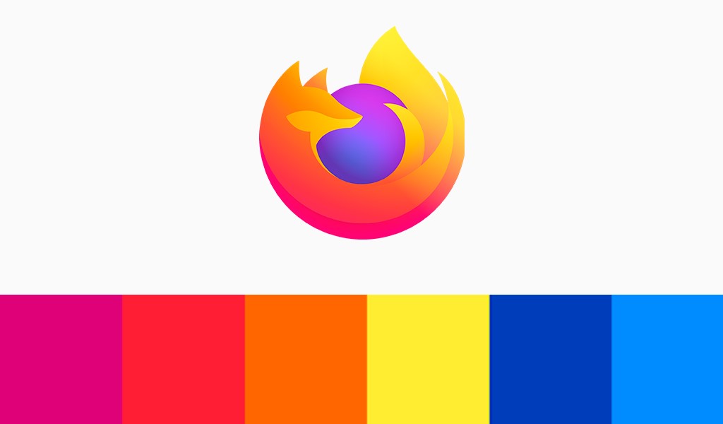 color scheme of mozilla logo