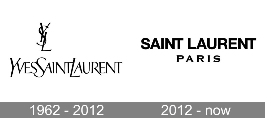 current ysl logo