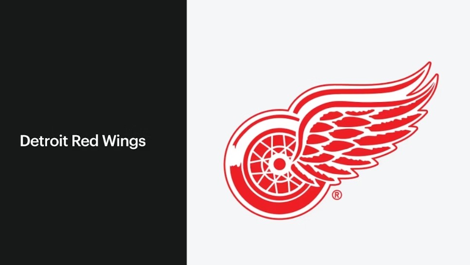 detroit red wings team logos