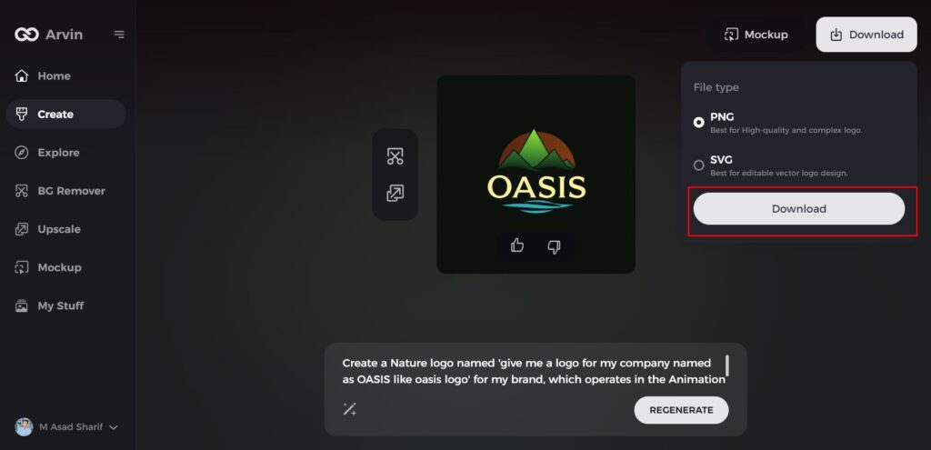 download oasis logo