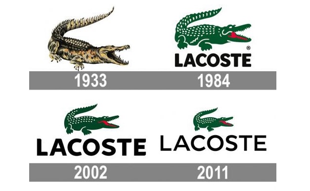 evolution of lacoste logo