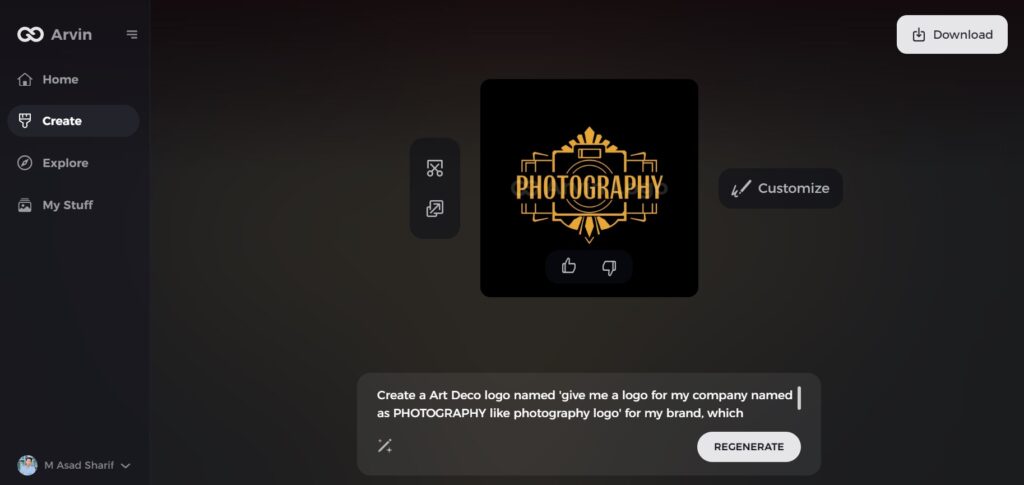 explore photography logo ideas