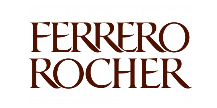 ferroro rocher brown logos