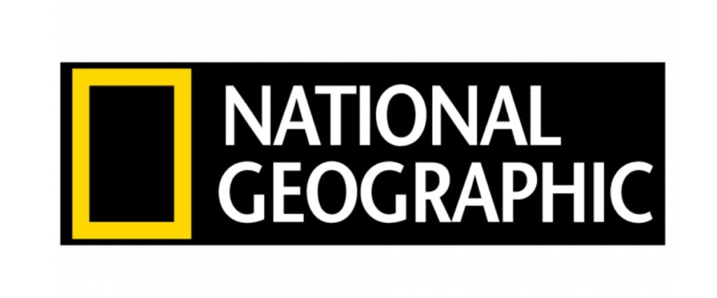 font and color of national geographic logo