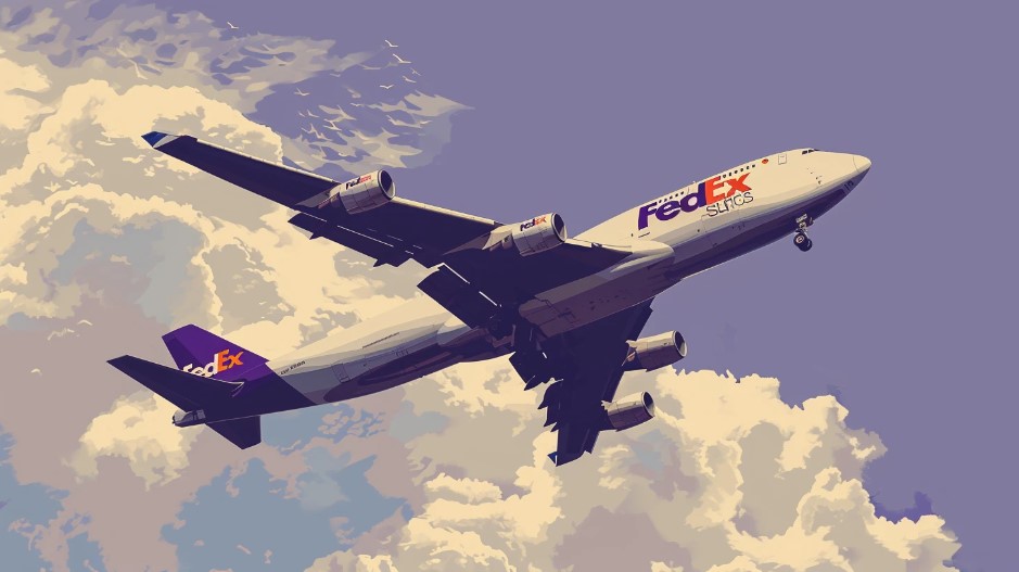 growth era of fedex logo