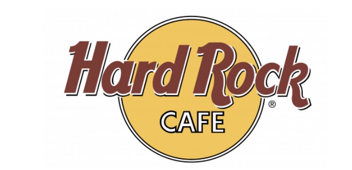 hard rock cafe brown logos