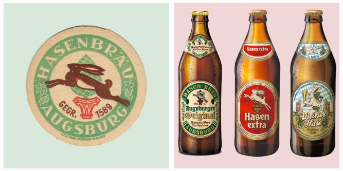 hasenbräu beer logo