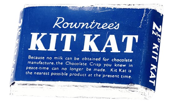 kitkat logo in 1945