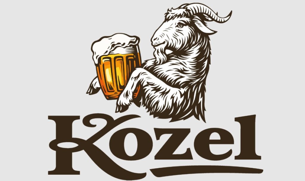 kozel brown logos