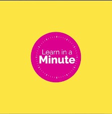 learn in minute podcast logos