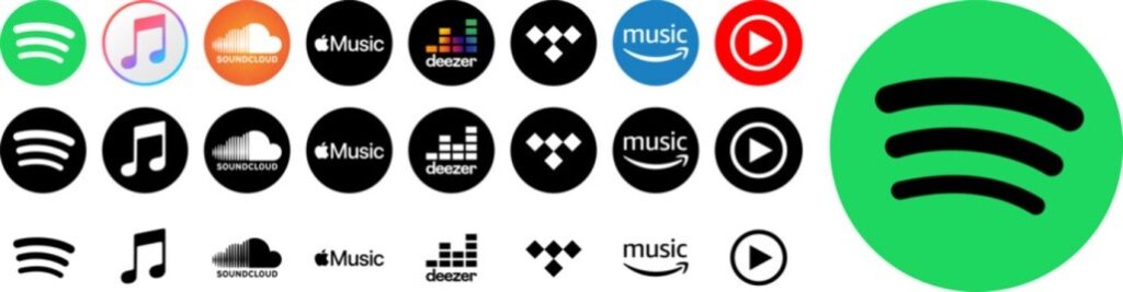 logos for music podcasts