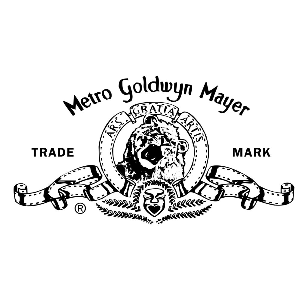 Metro-Goldwyn-Mayer Logo - A regal roaring lion encircled by a golden wreath, symbolizing Hollywood’s grandeur, artistic integrity, and cinematic excellence.