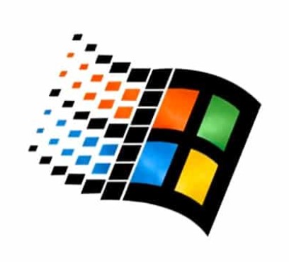 microsoft windows 90s logos