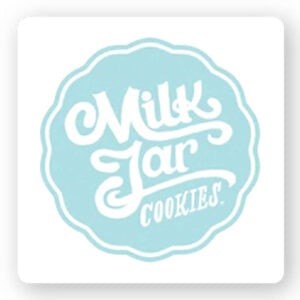 milk jar cookies bakery logos