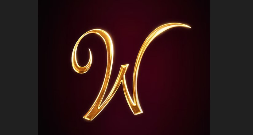 original w in wonka logo