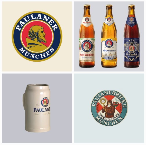 paulaner münchen beer logo