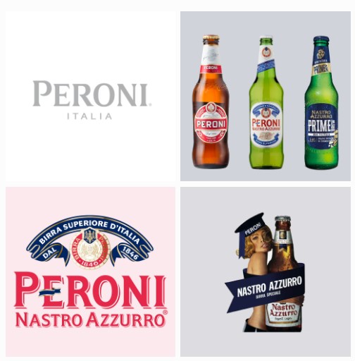 peroni brewery beer logo