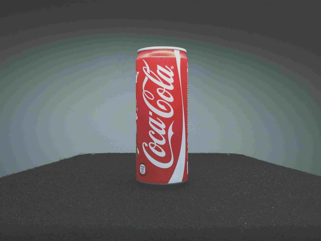 Photo by Donald Tong: https://www.pexels.com/photo/coca-cola-soda-can-39720/