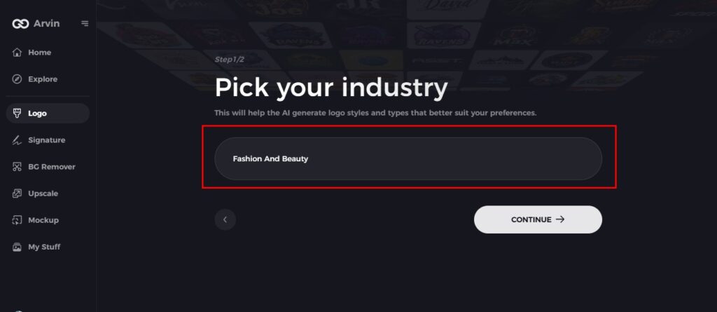 pick your industry