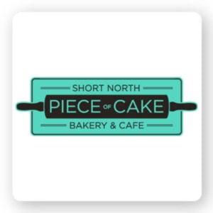 piece of cake bakery logos