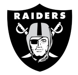 raiders logo history in 1995