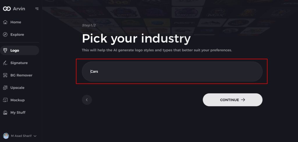 select the industry