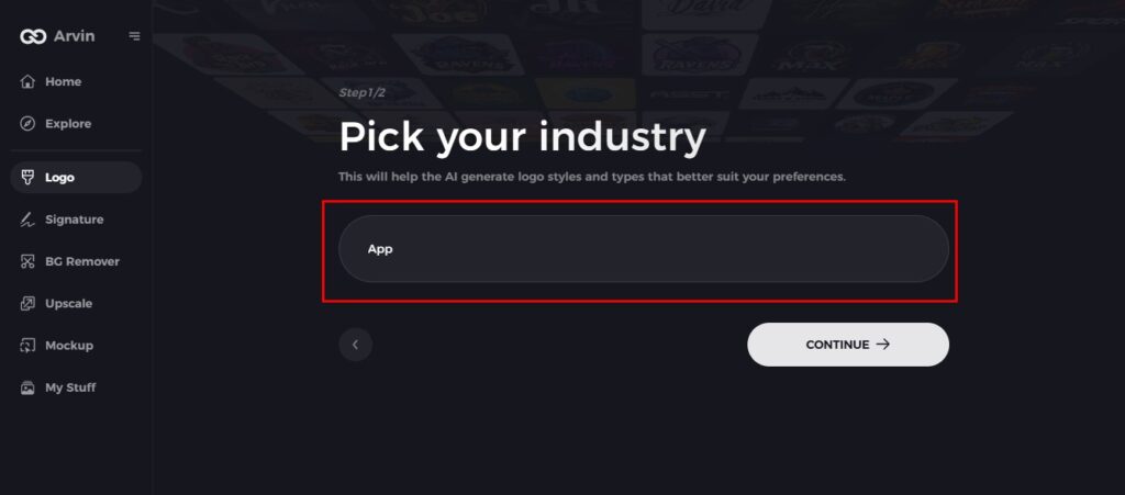 select your industry