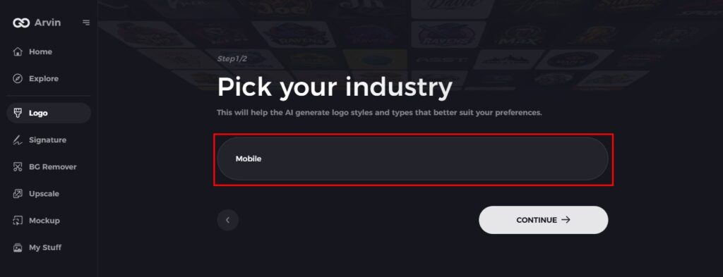 select your industry