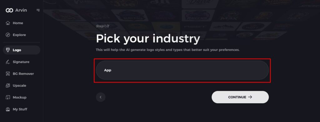 select your industry