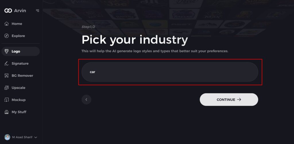 select your industry