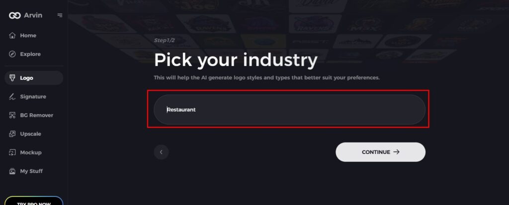 select your industry