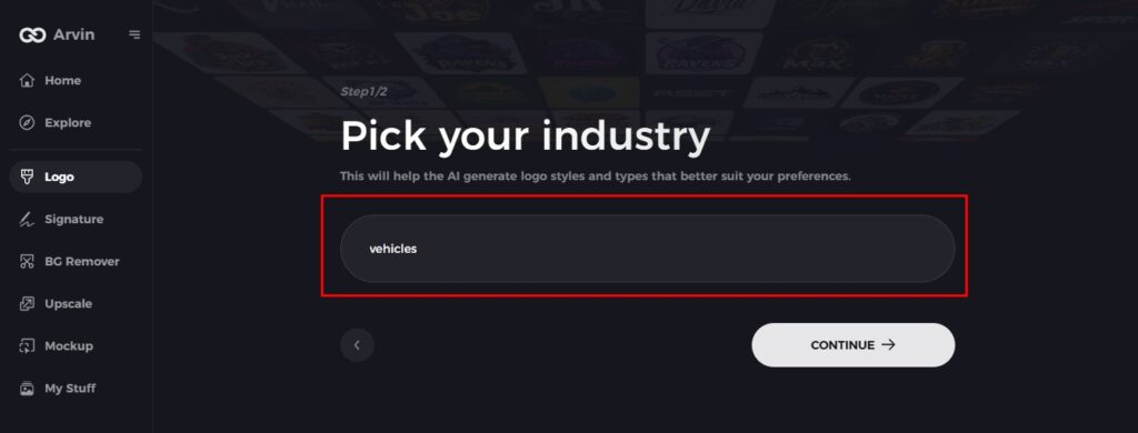 select your industry