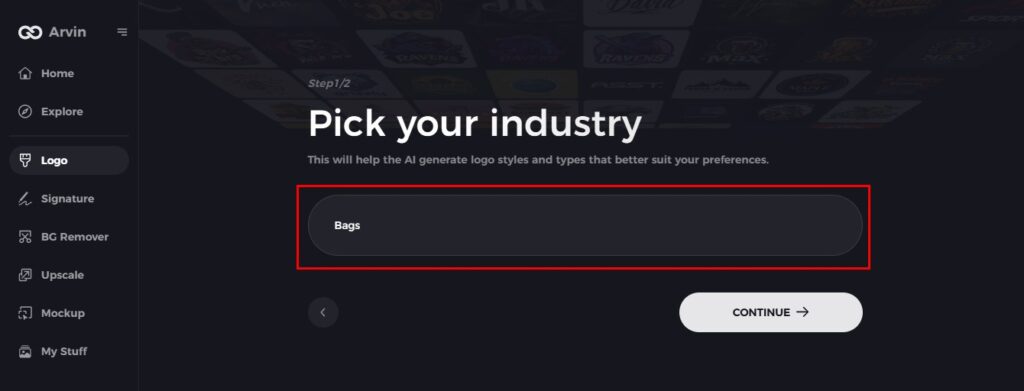 select your industry