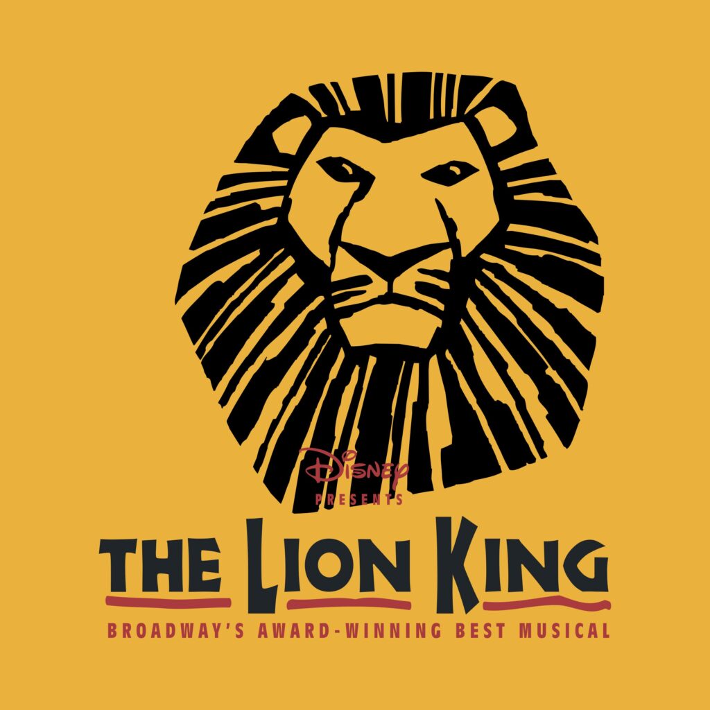 The Lion King Logo - A bold lion head silhouette symbolizing strength, emotion, and the enduring legacy of Disney’s beloved animated African epic.