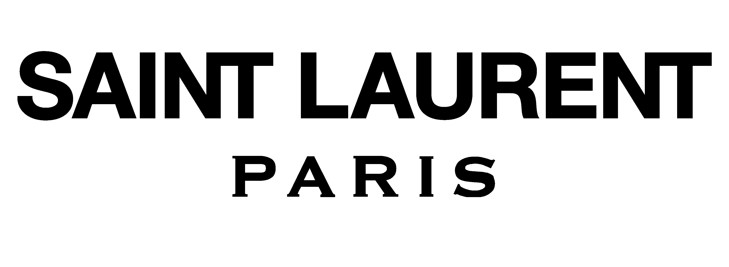 typography of ysl logo