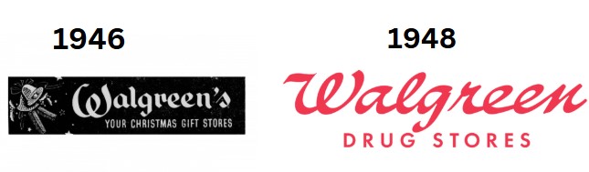 1940s walgreens logo