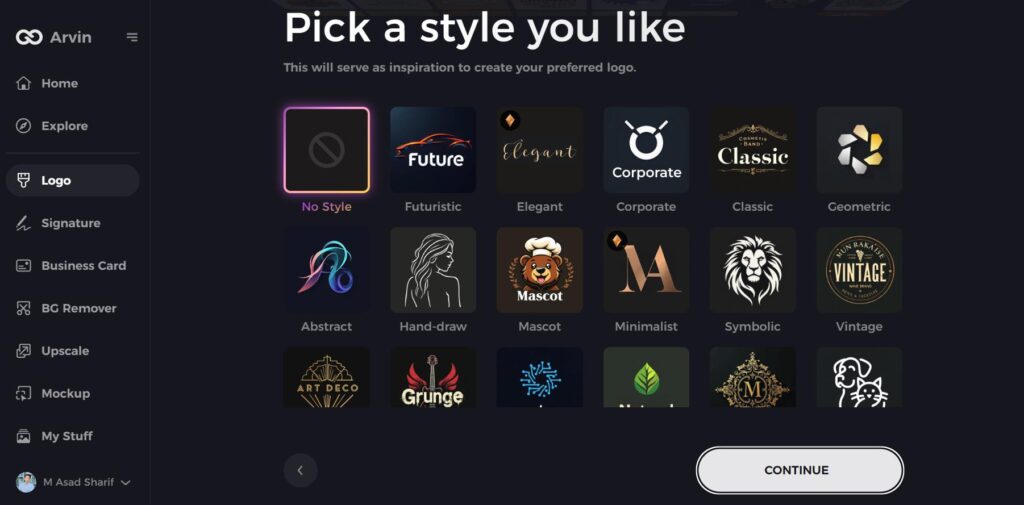 Select a Style