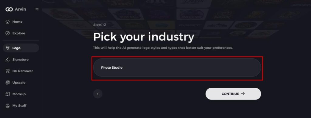 Select your industry