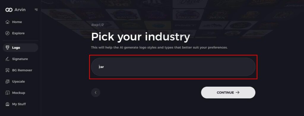 Select your industry