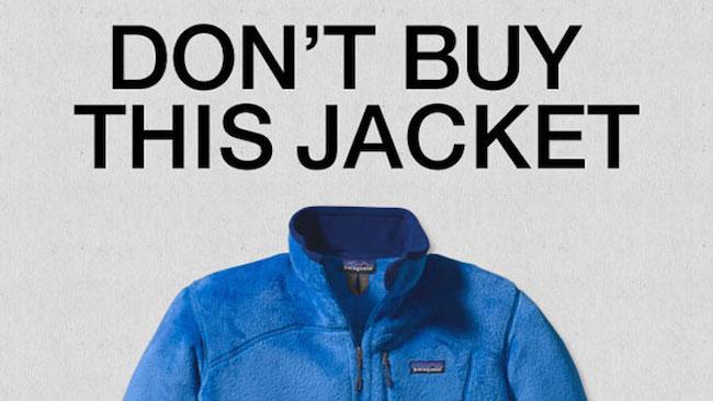 Don't buy this jacket Patagonia