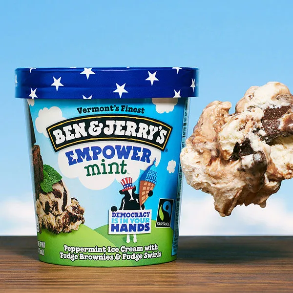 Ben Jerr's Empower Mint Ice Cream