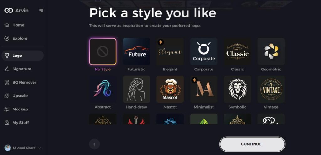 choose a style