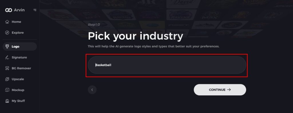 choose an industry