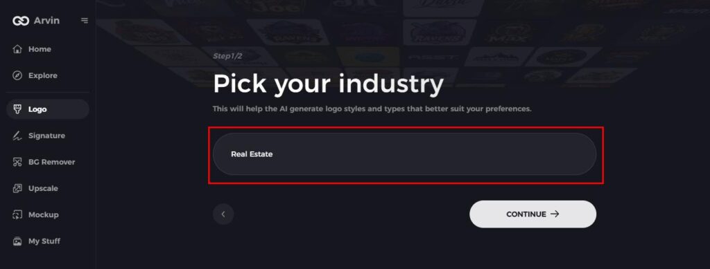 choose your industry