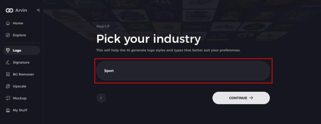 choose your industry 