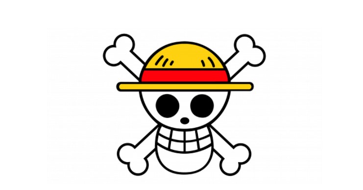 color of one piece logo