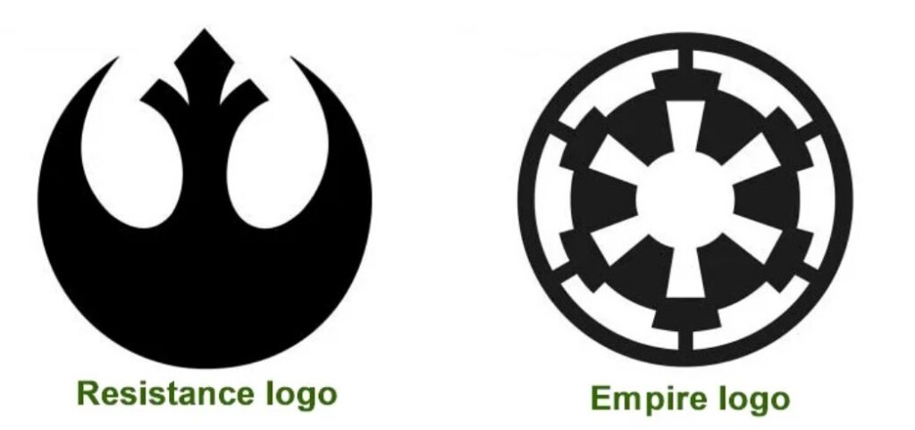 design elements of star wars logo