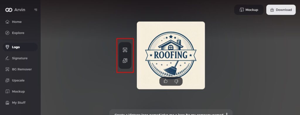 edit roofing logos