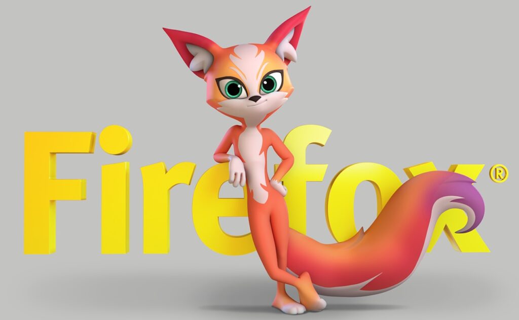 firefox brand mascots